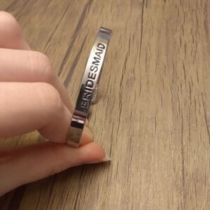 Silver tone‎  bridesmaid bracelet